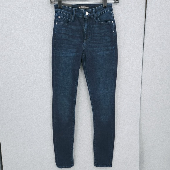Guess Denim - Guess 1981 High Waist Ankle Skinny Denim Stretchy Jeans Womens Size 24 x 29 NWT